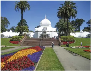  ?? (Dreamstime/TNS) ?? The 55-acre San Francisco Botanical Garden is a treat at any time of year. But Flower Piano, the annual five-day musical celebratio­n, transforms these gardens into an alfresco concert venue.