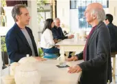  ?? HBO ?? Jerry Seinfeld, left, and Larry David reunite in the series finale of “Curb Your Enthusiasm.”