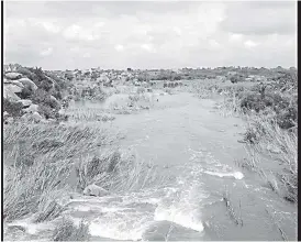  ??  ?? The Manyame River near Chinhoyi