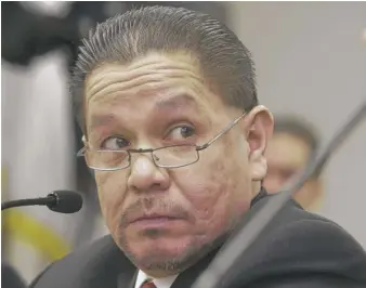  ?? SETH PERLMAN/AP FILE ?? Federal prosecutor­s subpoenaed the Illinois Secretary of State’s lobbyist division for all records related to former state Rep. Edward Acevedo (above).