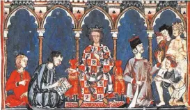  ?? ESPECIAL ?? Interpreta­ción de Alfonso X, rey de Castilla.