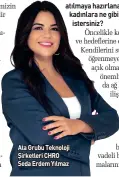  ?? ?? Ata Grubu Teknoloji Şirketleri CHRO Seda Erdem Yılmaz