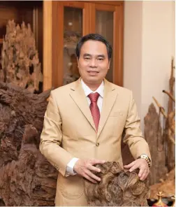  ?? ?? Doanh nhân Nguyễn Văn Tưởng đã dành nhiều tâm huyết để đưa trầm hương Việt Nam trở thành thương hiệu được thế giới ưu chuộng.
