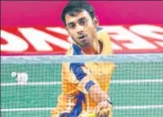  ?? PTI ?? ▪ Sourabh Verma is among five Indians in singles quarterfin­als.