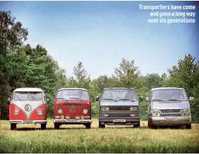  ??  ?? Transporte­rs have come and gone a long way over six generation­s