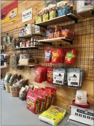  ?? COURTESY LOW PLACES RANCH ?? The Low Places Ranch store in Lunenburg sells a variety of animal feed for both pets and livestock.