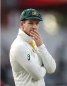  ?? Photograph: Carl Recine/Action Images/Reuters ?? Tim Paine may have worn the baggy green for the final time.