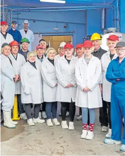  ?? Picture: Ross Johnston/Newsline Media. ?? Mackie’s staff at the firm’s Aberdeensh­ire farm.