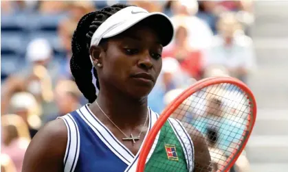  ?? Photograph: Kena Betancur/AFP/ ?? Sloane Stephens: ‘People online have the free rein to say and do whatever they want behind fake pages’. Getty Images