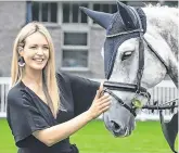  ?? PHOTO: KYRAN O’BRIEN ?? Show star: Aoibhín Garrihy, with Ali, will be busy at the Dublin Horse Show.