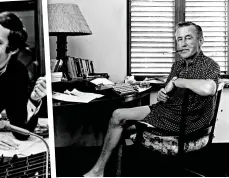  ??  ?? BOND AMBITION: Ian Fleming at his home, Goldeneye, in Jamaica, in the Sixties