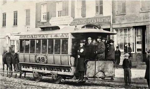  ?? ?? Authoritie­s granted Harlem the right to “run a streetcar line down Broadway”