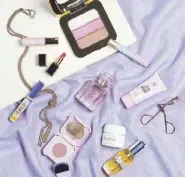  ??  ?? A sundown skincare cocktail for Mom: Tom Ford Soleil Contouring Compact, Get Cheeky With Me Hydrating Blush, Tom Ford Lip Color, Happy Skin Shut Up and Kiss Me, Happy Skin Eye Am The One Mascara, Maximeyes Eyelash curler, Happy Skin Insta Beauty Blur...