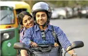  ??  ?? Ayushmann Khurrana and Bhumi Pednekar in Shubh Mangal Saavdhan