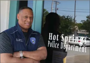  ?? The Sentinel-Record/Richard Rasmussen ?? REGAINING TRUST: Hot Springs Police Department Chaplain Bryan Smith says the 1% of “bad” officers should not reflect on an entire force.
