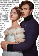  ??  ?? Regal: Jenna Coleman and Tom Hughes in Daisy Goodwin’s Victoria