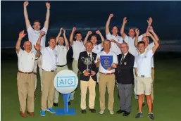  ??  ?? Limerick won the Munster Final of the AIG Senior Cup at Tralee Golf Club