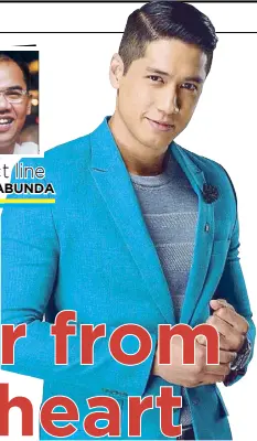  ??  ?? Aljur Abrenica talks about life with wife Kylie Padilla and their two kids with so much love and pride.