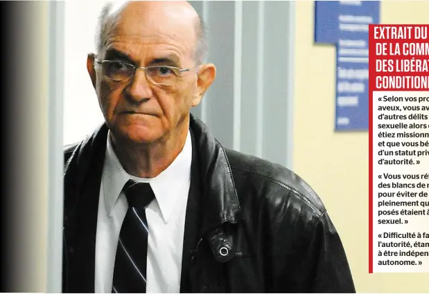  ?? PHOTO D’ARCHIVES, JEAN-FRANÇOIS DESGAGNÉS ?? Jean-claude Bergeron purge actuelleme­nt une peine de quatre ans. Sur la photo, on le voit au palais de justice de Québec, en novembre 2013, au début de son procès.