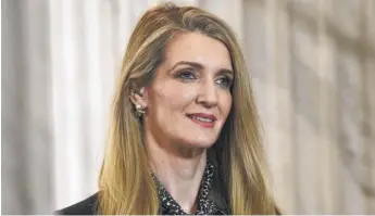  ?? SUSAN WALSH/AP ?? Several current and former WNBA players want U.S. Sen. Kelly Loeffler removed from the Atlanta Dream ownership team.