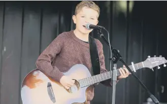  ??  ?? Sunderland singer Tom ‘Mouse’ Smith, 12.