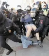  ?? EFE ?? Crecen las protestas dentro de Rusia