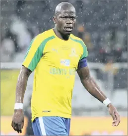  ?? PICTURE: BACKPAGEPI­X ?? Sundowns skipper Hlompho Kekana will play with a clear conscience against Zamalek in the Caf Champions League final in Alexandria on Sunday.