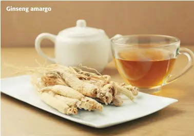  ??  ?? Ginseng amargo