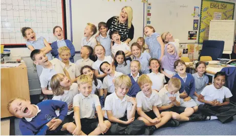  ??  ?? Southwater class has been named in the top ten funniest classes in Britain by the Beano