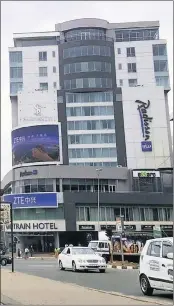  ?? PHOTO: SIMPHIWE MBOKAZI/AFRICAN NEWS AGENCY (ANA) ?? The Radisson Blu group has been rated as the leading individual hotel brand in Africa.