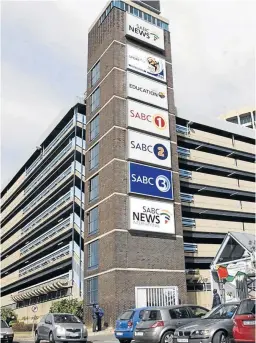  ?? / TYRONE ARTHUR ?? Cash-strapped SABC is struggling to cover the cost of broadcasti­ng football on its channels.