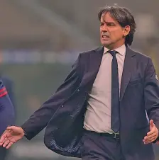  ?? LAPRESSE ?? Condottier­o Simone Inzaghi, 46 anni, seconda stagione all’Inter