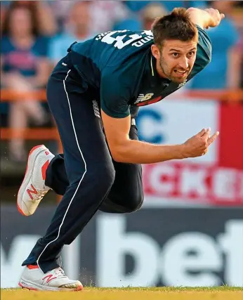  ??  ?? Delivery man: Mark Wood has proved himself a real threat in this series and returned figures of four for 60 in Grenada on Wednesday