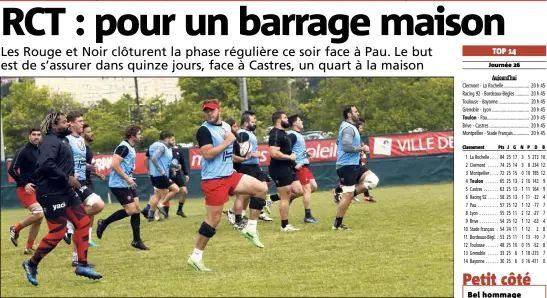  ?? (Photo Patrick Blanchard) Journée  ?? Duane Vermeulen à la tête de ses troupes veut voir venir pour cette fin de saison.