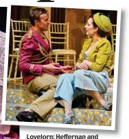  ?? ?? Lovelorn: Heffernan and Parkinson; and (left) Charlie Stemp in Crazy For You