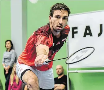  ?? Přispěl zásadním způsobem k populariza­ci badmintonu u nás FOTO MAFRA – ADOLF HORSINKA ?? Petr Koukal