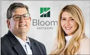  ?? PHOTO COURTESY OF BLOOM ADVISORS ?? Rick and Jennifer Bloom of Bloom Advisors are hosting free financial webinars.