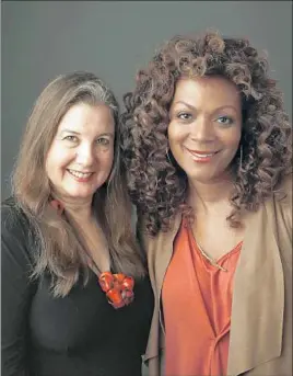 ?? Allen J. Schaben Los Angeles Times ?? JANET FITCH, left, a fixture on L.A.’s literary scene, and Cynthia Bond, whose debut, “Ruby,” was an Oprah book club pick, will be Festival of Books panelists.
