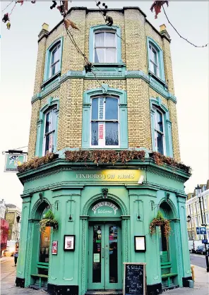  ??  ?? Small wonder: the Finborough Arms pub, in west London, which hosts a 50-seat theatre