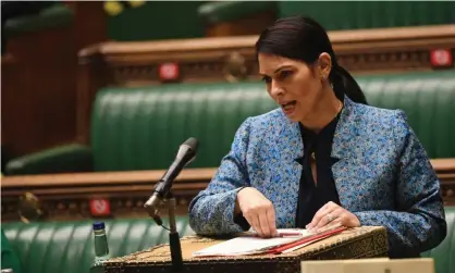  ??  ?? ‘Endorsed by the home secretary, Priti Patel, the consultati­on into secrecy argues that press disclosure­s can be worse than spying.’ Photograph: Jessica Taylor/Reuters