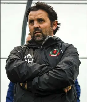  ??  ?? Cove manager and former Hearts midfielder Paul Hartley