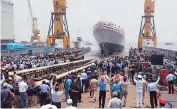  ??  ?? The idea, say senior government sources, is to ensure more attractive valuation for investors as the Centre prepares for listing Mazagon Dock Shipbuilde­rs