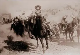  ??  ?? The Mexican revolution­ary Pancho Villa was a larger-than-life figure on both sides of the border but was absent from the curriculum in Texas schools. Photograph: Alamy