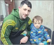  ?? (Pic: John Ahern) ?? James O’Driscoll and his son, Joey, were at last Sunday’s open day in Fermoy Community Preschool.