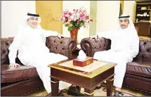  ?? KUNA photo ?? National Assembly Speaker Marzouq Ali Al-Ghanim receives General Consul in Istanbul, Mohammad Al-Mohammad.