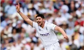  ?? Photograph: Gareth Copley/ECB/Getty Images ?? Josh Tongue bowled both of Australia’s openers and insisted the scoreline did not reflect the quality of England’s performanc­e.