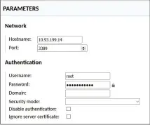  ??  ?? Figure 3: Formbased fields for RDP connectivi­ty.