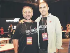  ??  ?? O Sergio Majluf, de Universida­d San Sebastián, y Leo Prieto, fundador y CEO de Odd Industries.
