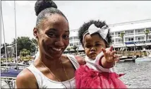  ??  ?? Dijanelle Fowler and her daughter Skylar in a photo posted to the mother’s publicly visible Facebook page in April.