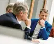  ?? Foto: dpa ?? Gegenspiel­er in der AfD: Jörg Meuthen (links) und Björn Höcke.